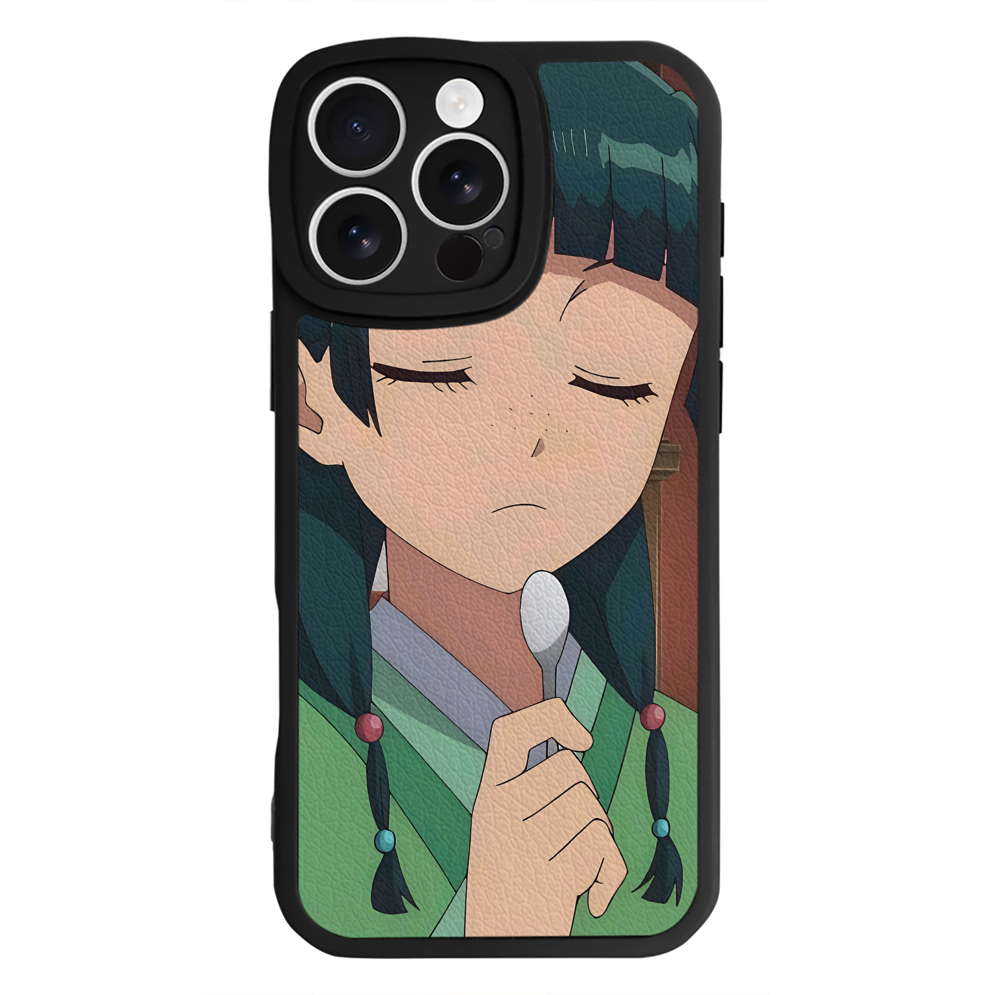 （画像用） 薬屋のひとりごと The Apothecary Diaries 【iPhone 16シリーズ対応】シリコンスマホケース（レザー調） 材質：シリコン